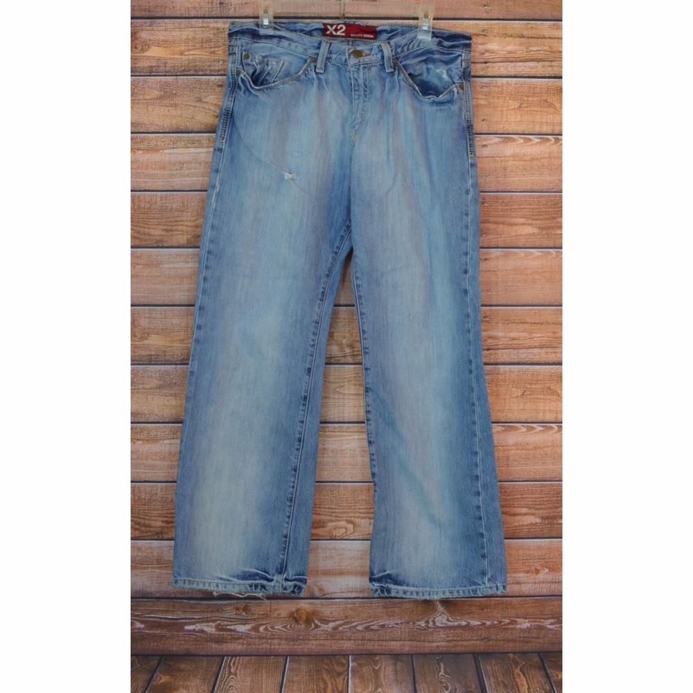 X2 Express M11 Slim Low Rise Boot Cut Jeans