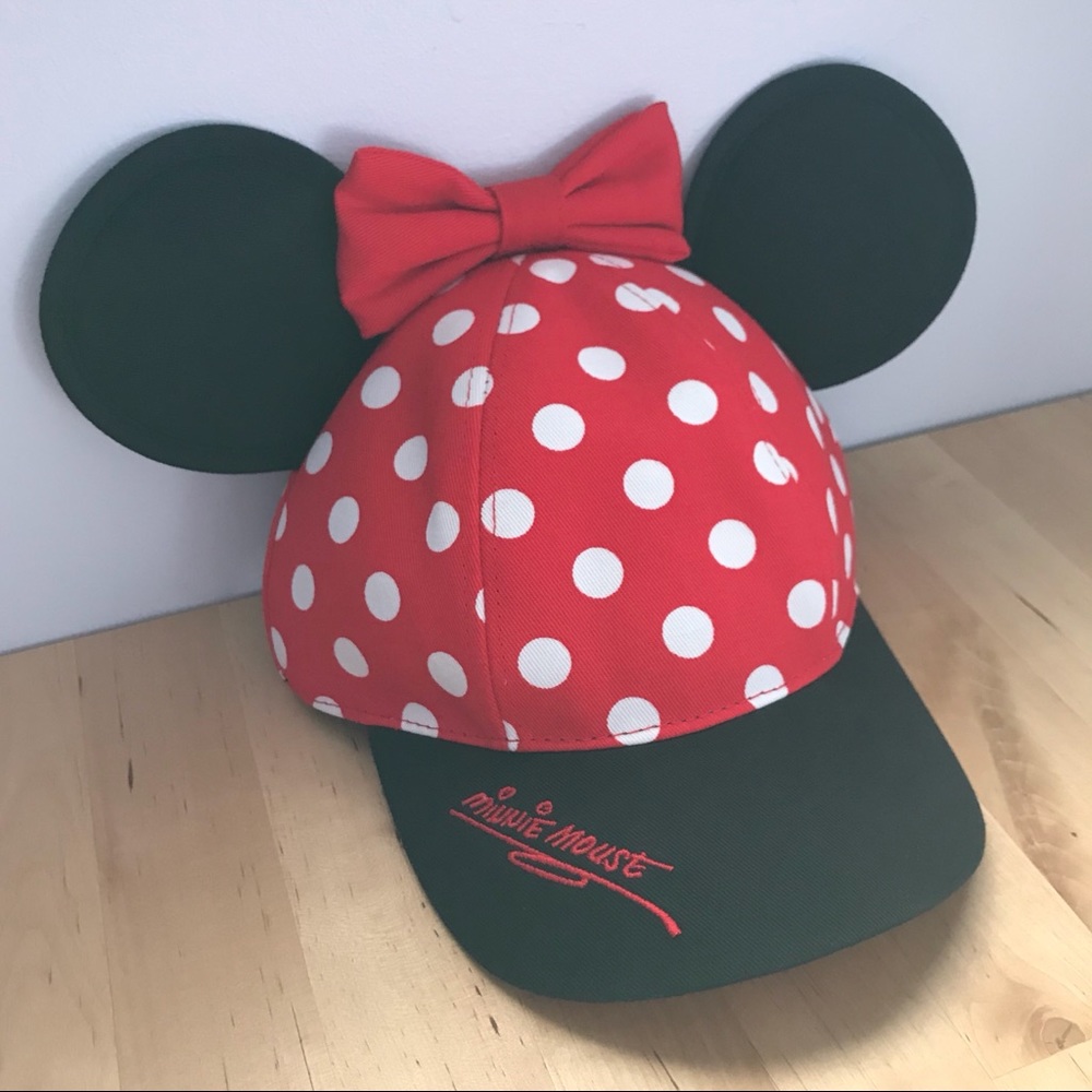 Minnie Mouse Disneyland Polka Dot Snapback Cap