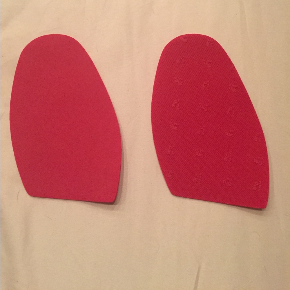 Red bottom sole protectors