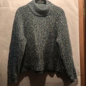 Urban Outfitters blue multi turtleneck sweater