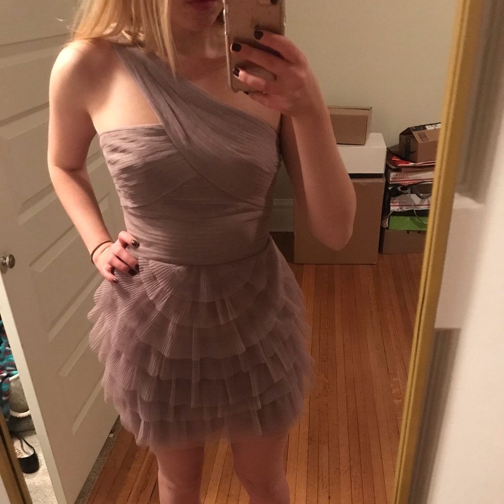 BCBG One Shoulder Dress