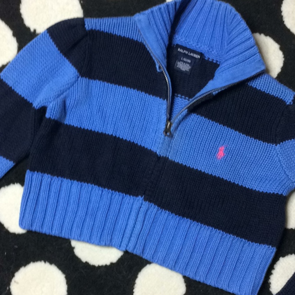 Polo Ralph Lauren Mock Neck Half Sweater Full Zip