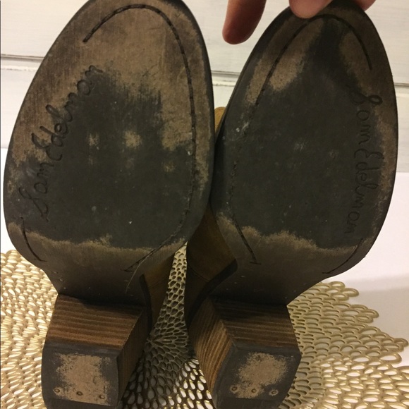 Sam Edelman Brown Suede Heeled boots (S4) - Picture 4 of 6