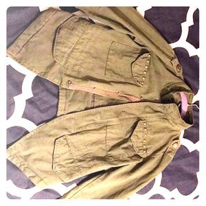 (New look) olive green denim jack