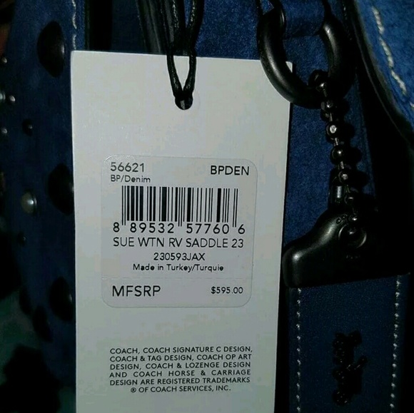 Authentic Coach crossbody saddle bag only! - Picture 3 of 7