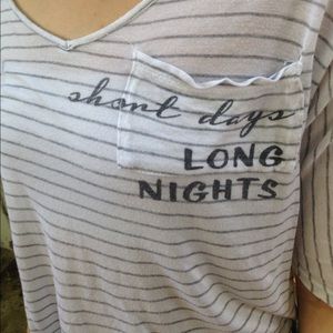 Short days long nights top from Charlotte Russe