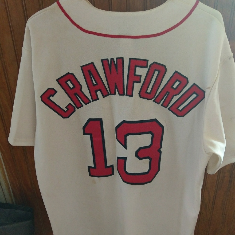 Carl Crawford Red Sox Jersey