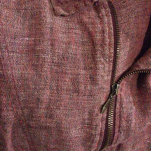 Flax Jeanne Engelhart dark red jacket - Picture 3 of 6