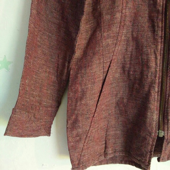 Flax Jeanne Engelhart dark red jacket - Picture 6 of 6