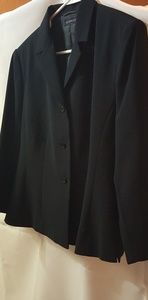 ⬇️ Ladies Sz 12 Black Office Jacket Fully Lined