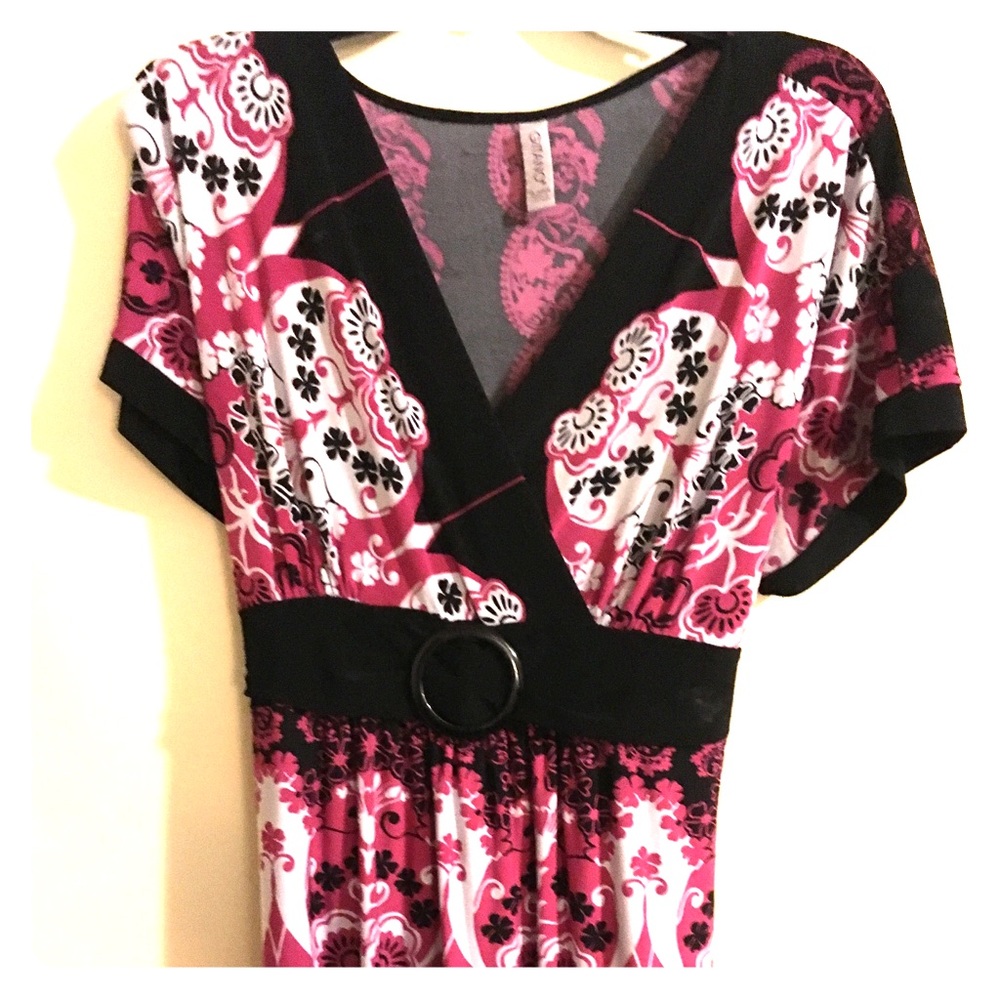 Long tie back dress top!