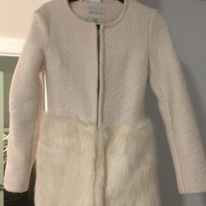 White winter coat