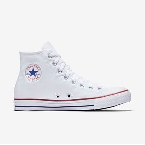 Converse white high tops