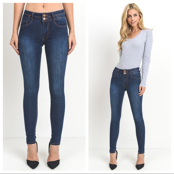 Denim mid-rise skinny Jean - Picture 4 of 5