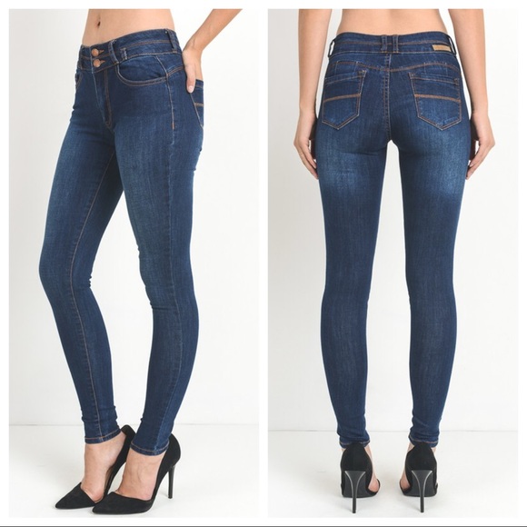 Denim mid-rise skinny Jean - Picture 5 of 5