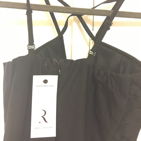 Nasty Gal Rare London Black Mini Dress - Picture 6 of 8