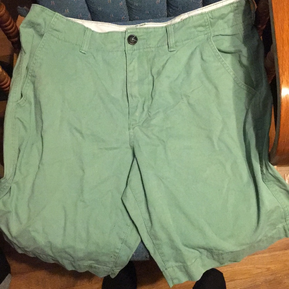 Pastel green AE shorts