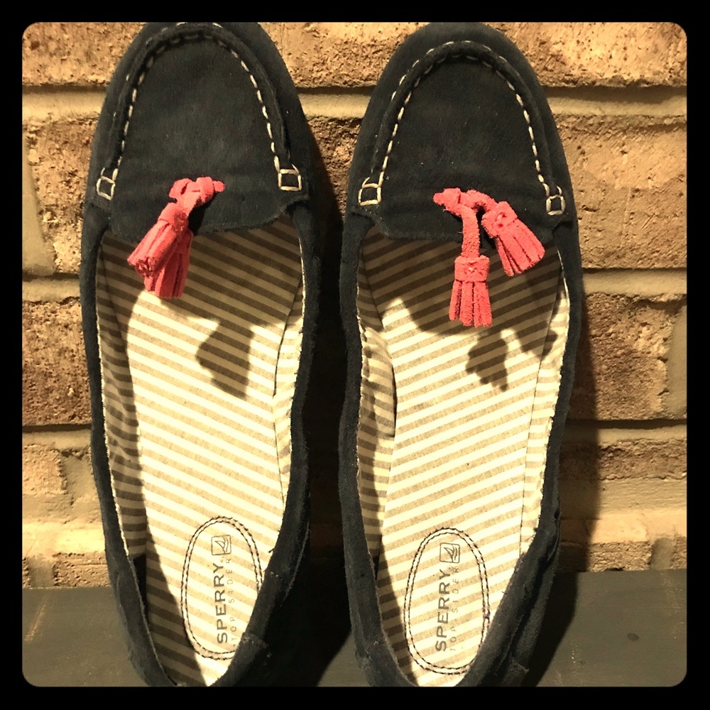 Comfy Blue Sperry loafers