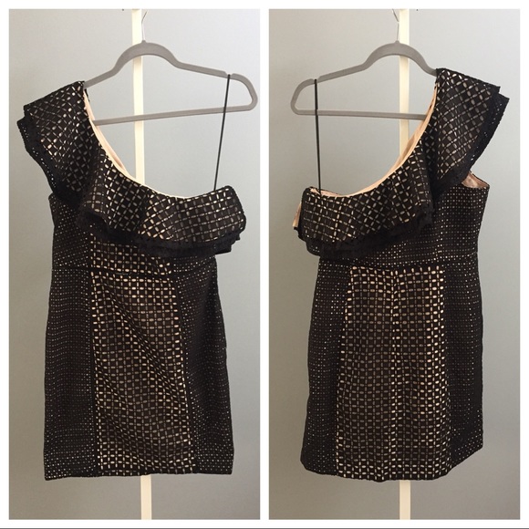 J. Crew Collection one shoulder eyelet dress - Picture 2 of 8