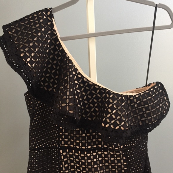 J. Crew Collection one shoulder eyelet dress - Picture 3 of 8