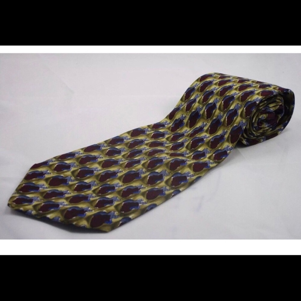Jerry Garcia Guitar Design Tie Silk 58" x 3 3/4"