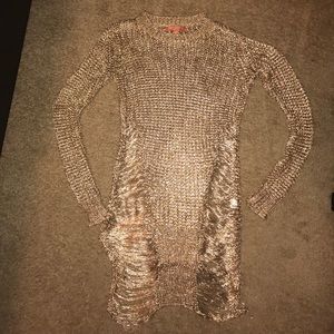 Gold Chain Sweater/Dress