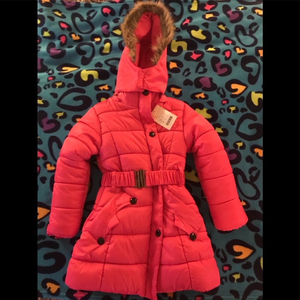 NWT - girls three quarter length winter jacket