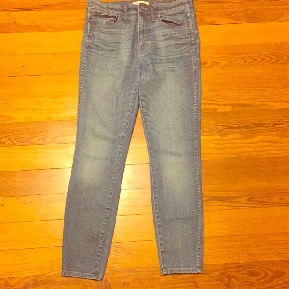 Madewell 10” High Rise Light Wash Jeans