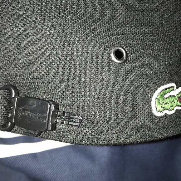 Supreme Lacoste pique hat (black) - Picture 2 of 3