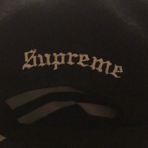 Supreme Lacoste pique hat (black)