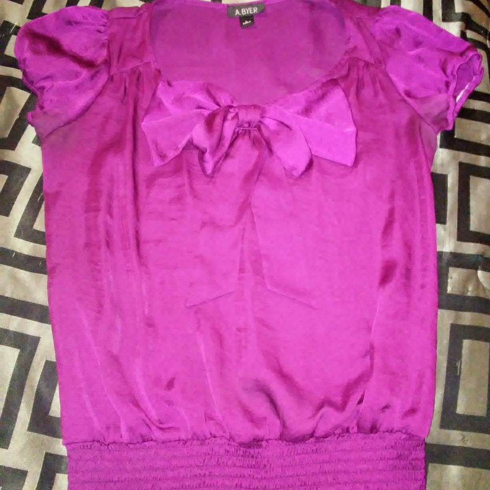A.Byer,Large,silk dress shirt