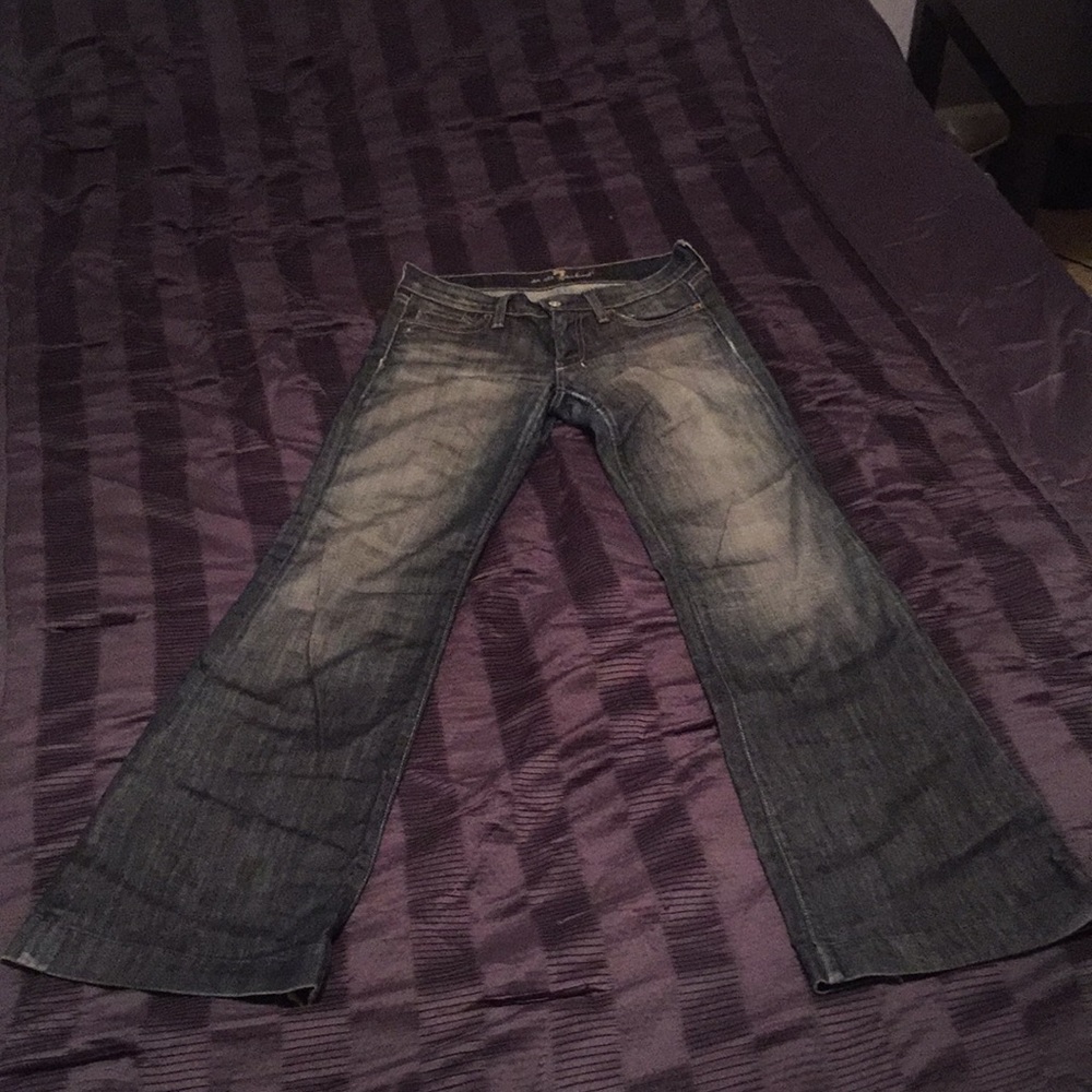 7 For All Mankind Dojo jeans, dark wash 27”x34”