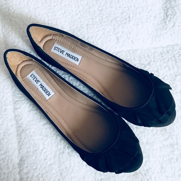 Steve Madden Shoes - Steve Madden Black Flats never worn