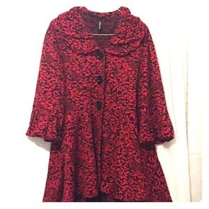 Beautiful Black & Red Ladies Jacket