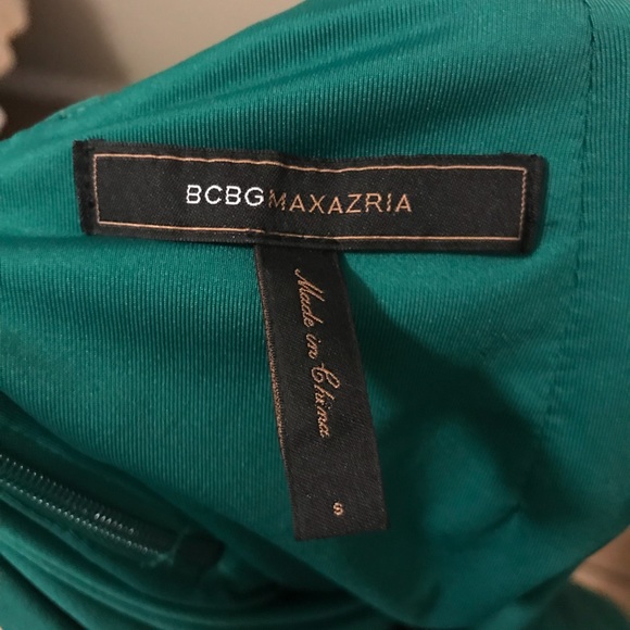 BCBGMaxAzria Green Back Revealing Dress - Picture 3 of 3