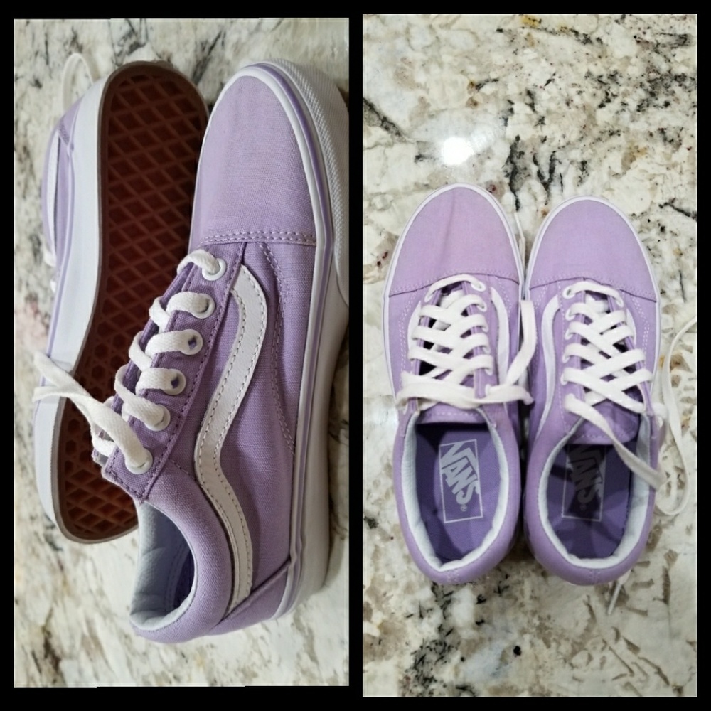 Purple Vans Never worn