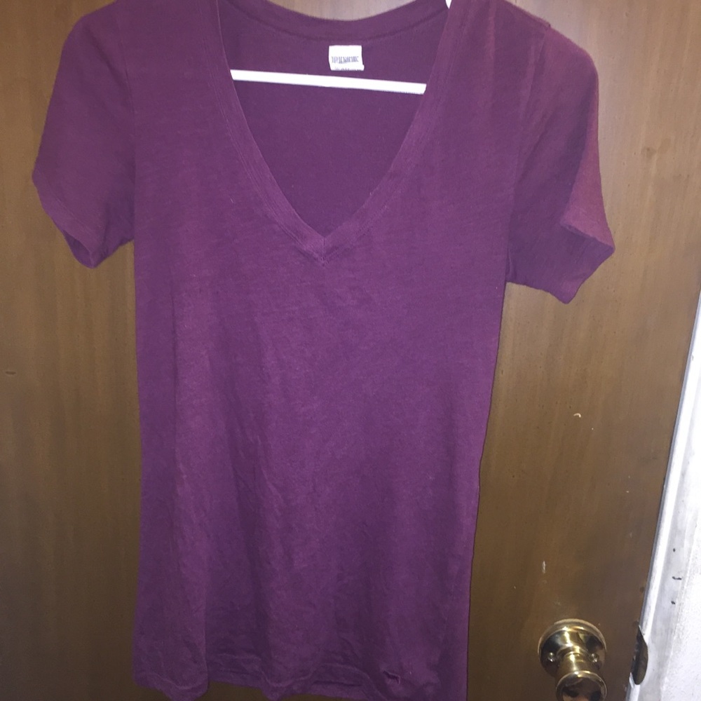 Purple Victoria Secret V-Neck SIZE M