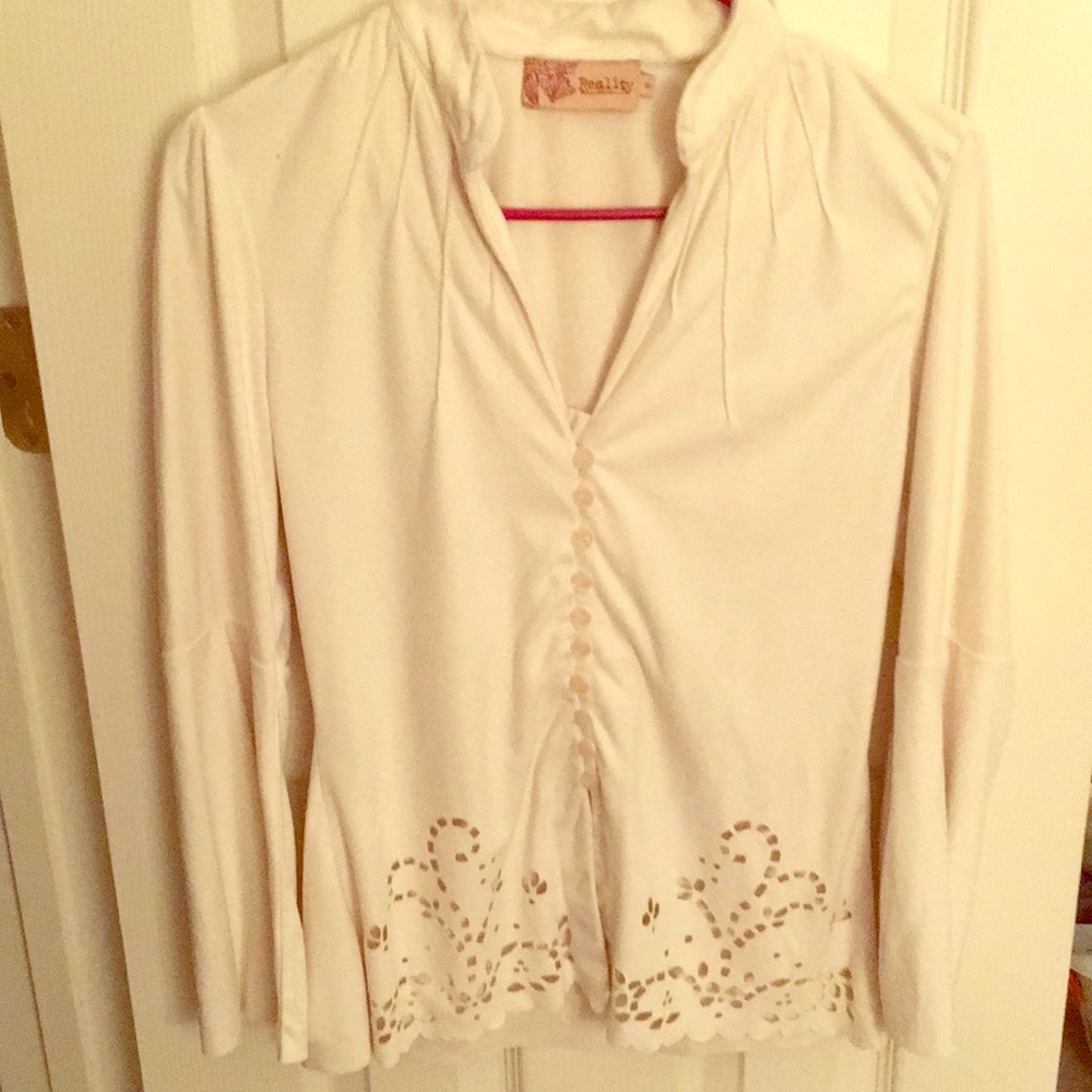 Suede Laser Cut Cardigan
