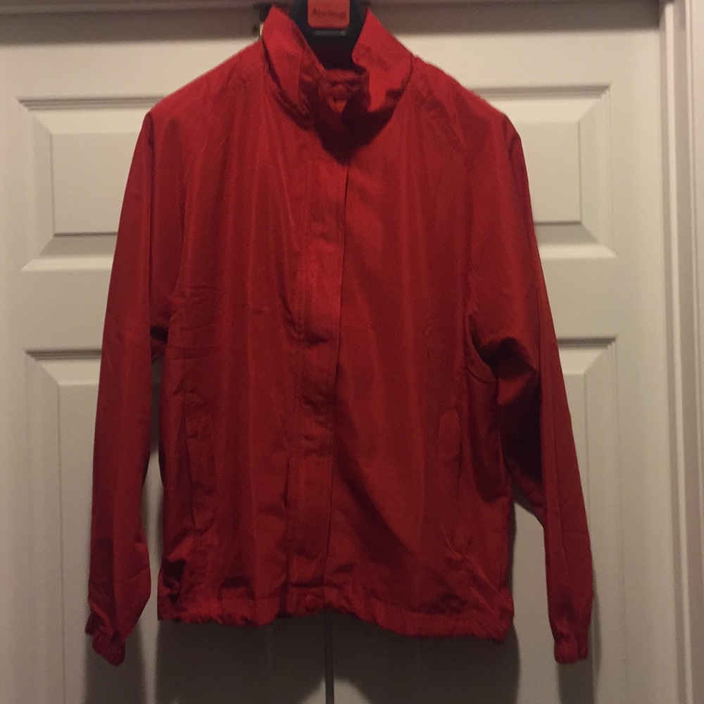 Red wind catcher men’s jacket