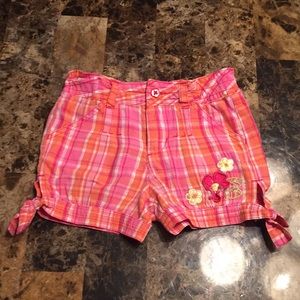 3t pink and orange shorts!