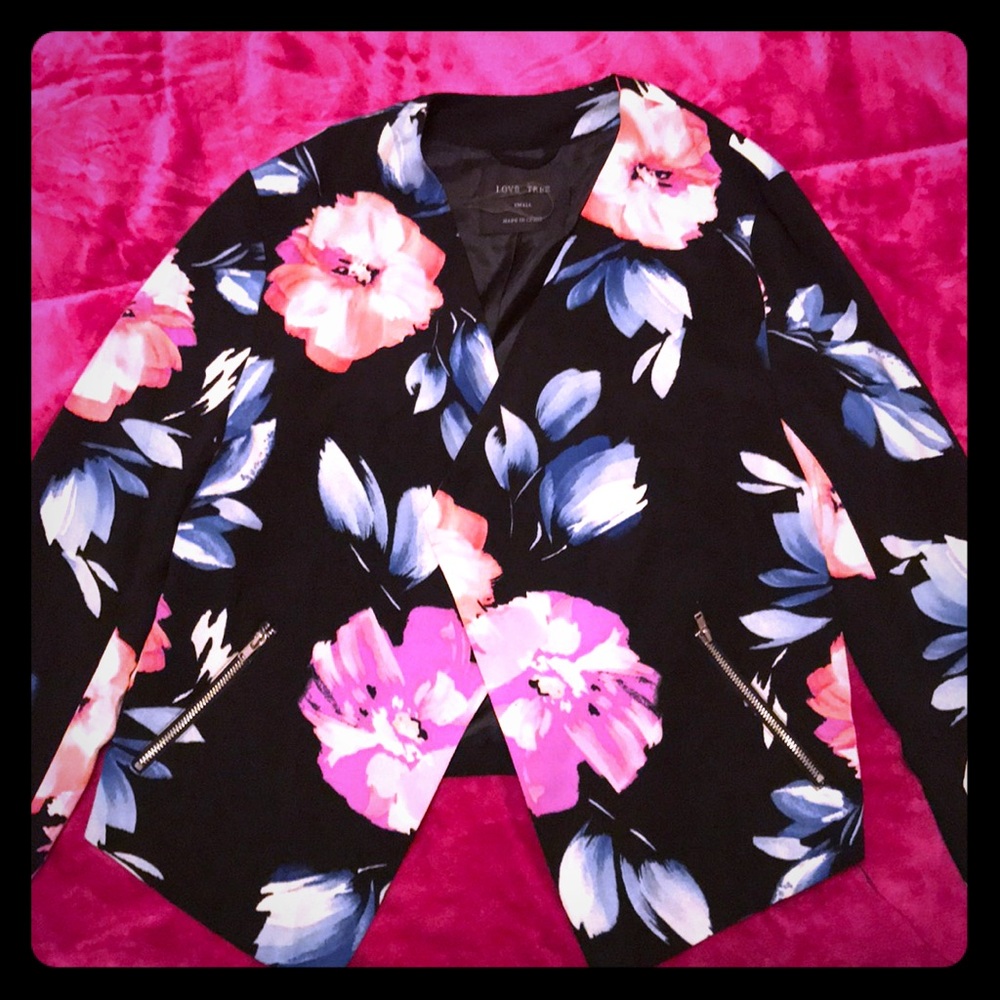 Floral blazer