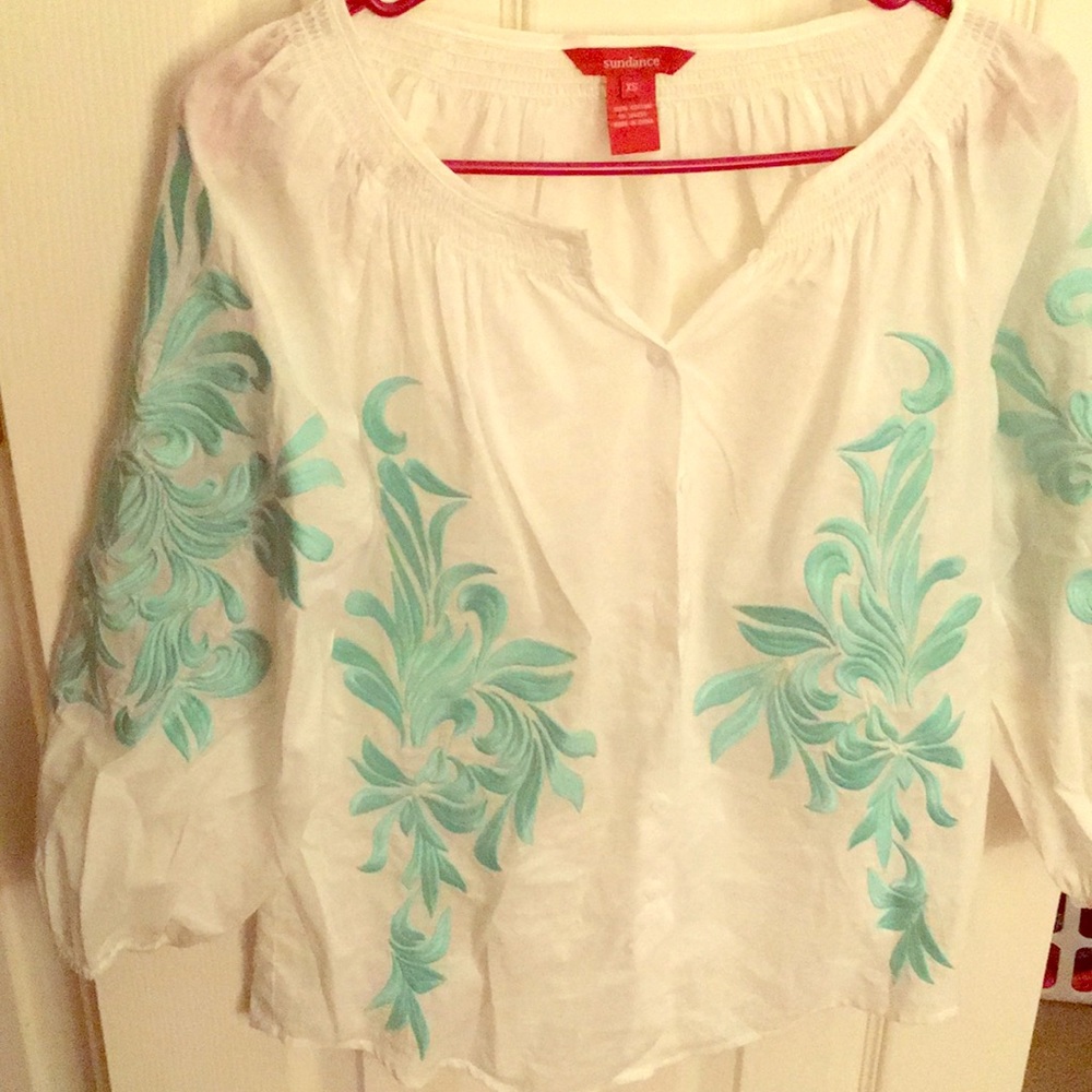 Sundance Embroidered Bohemian Top
