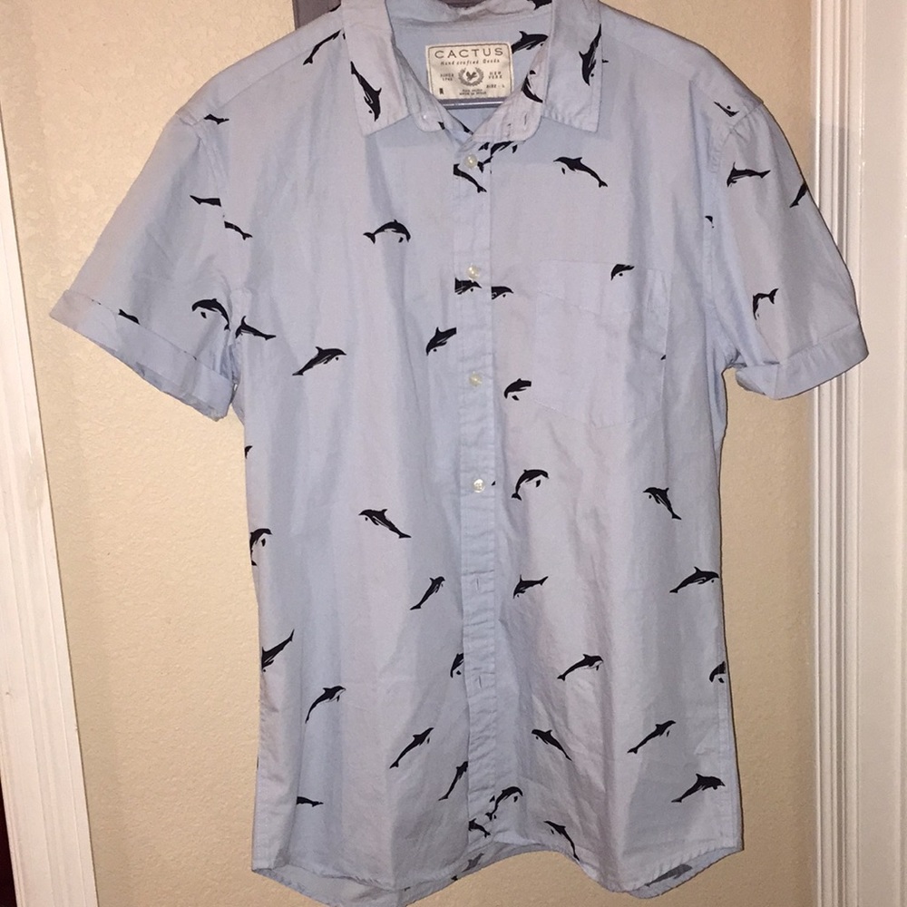 Blue Dolphin Shirt 🐬