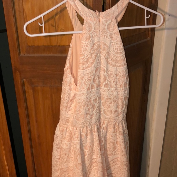 Blush/White lace dress. - Picture 2 of 2