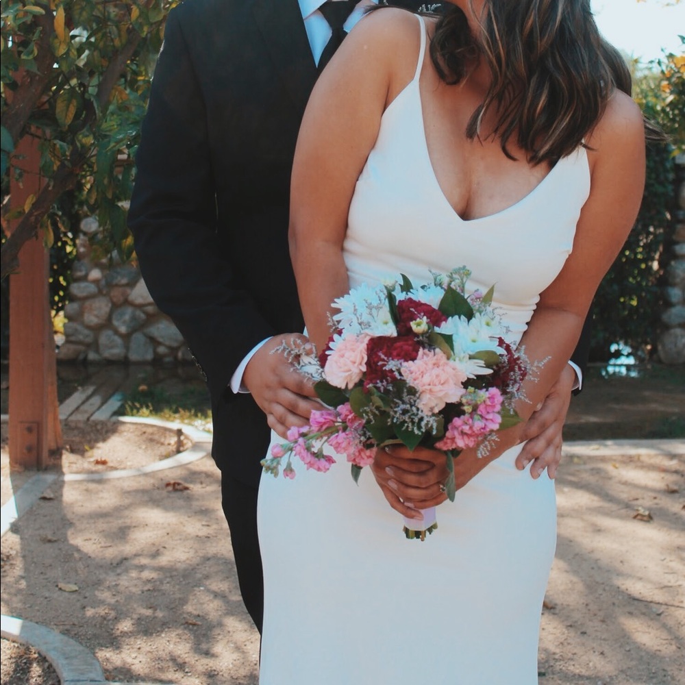 Lulus white maxi dress
