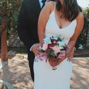 Lulus white maxi dress