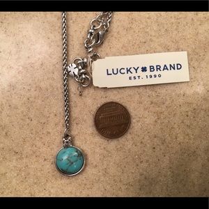 Lucky Brand turquoise necklace!