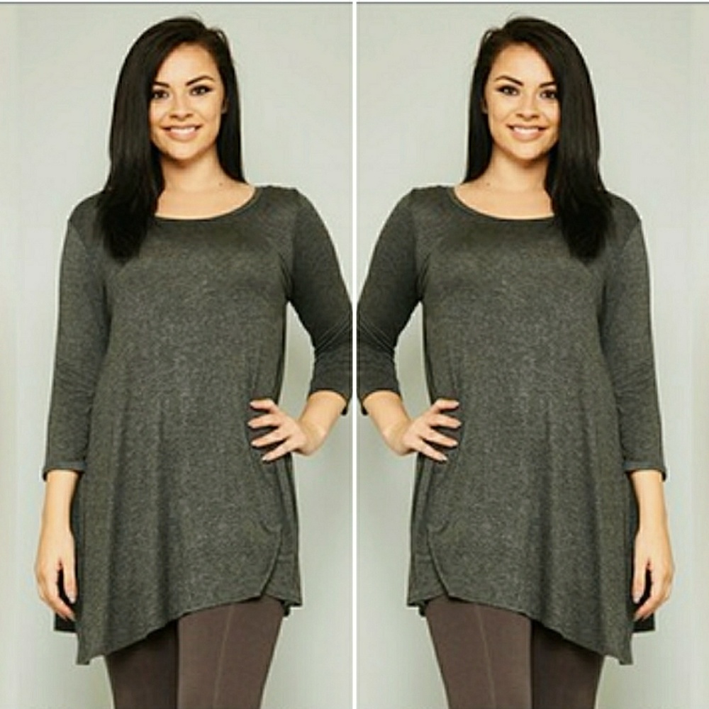 🌟New Arrival Plus Size Tunic Long sleeve Top🌟