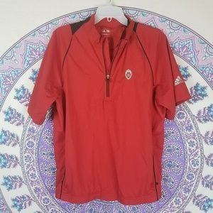 Men's Adidas Wisconsin climaproof golf shirt