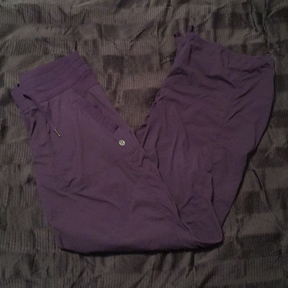 Lululemon Studio Pant II in grape purple color